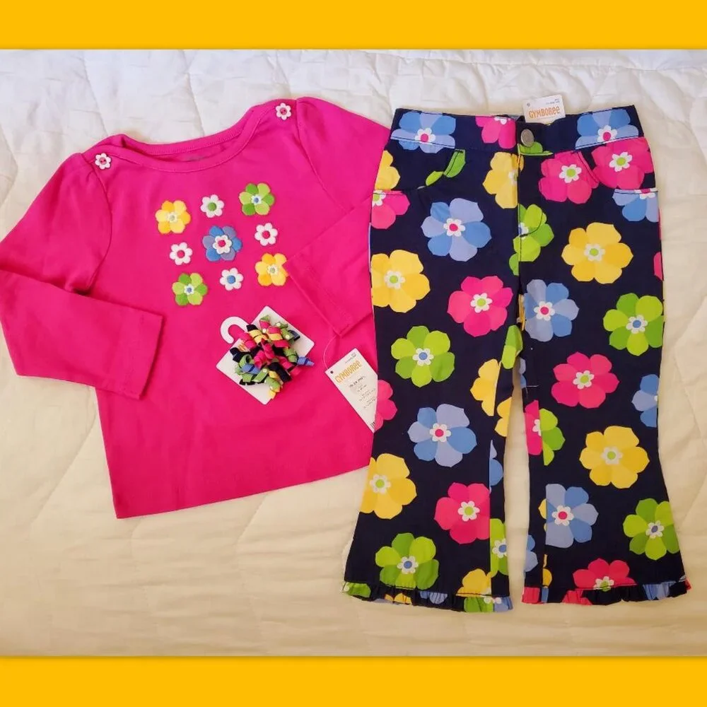 Nwt Gymboree Gap Girls Lot 18-24 Months Fall Winter Outfit Set Jeans Bundle - Picture 3 of 16